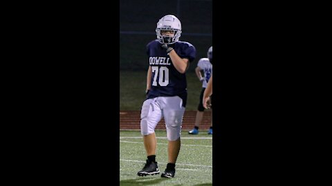 7th grade lineman - Preston Arbuthnot 2020 football highlights