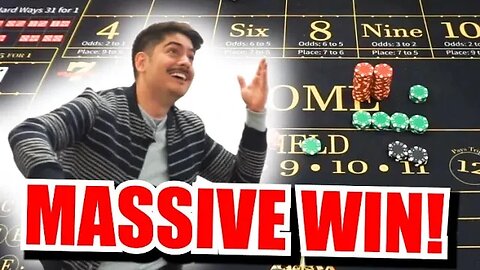 🔥WINNING BIG!!🔥 30 Roll Craps Challenge - WIN BIG or BUST #292