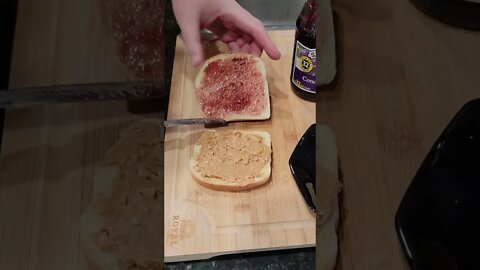 How the first Peanut Buter and Jelly Sandwich was made