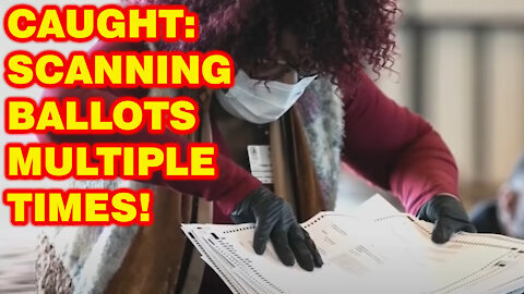 Ruby Freeman Scanning Ballots Multiple Times Fulton County Georgia 2020 Election Fraud