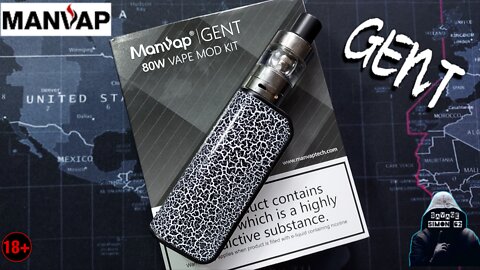 MANVAP GENT 80W MOD KIT REVIEW 🔞 #manvapgent #modkit #vape