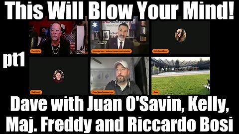 Dave with Juan O'Savin, Kelly, Maj. Freddy and Riccardo Bosi - Situation Update 9/12/24