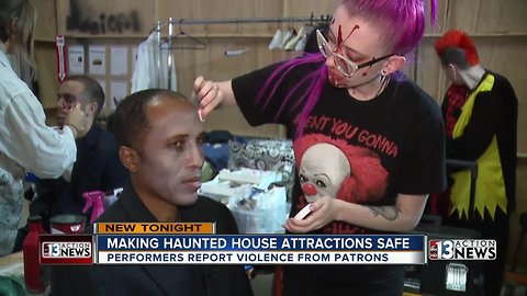 Haunted house actors say the job can be scary for them too