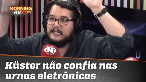 Mesmo depois da vitória de Bolsonaro, Bernardo Küster não confia nas urnas eletrônicas