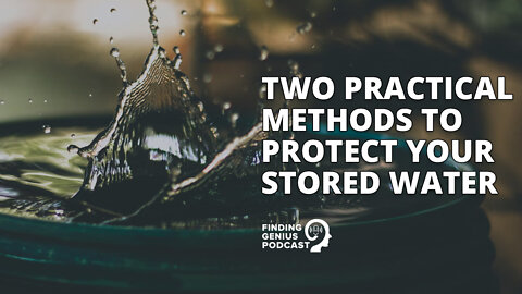 Two Practical Methods To Protect Your Stored Water #shorts