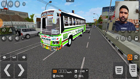 Bus Simulator Indonesia : Test Driver Pakistani Local Bus BLOCH Bus MOD Gameplay | MOD BUSSID