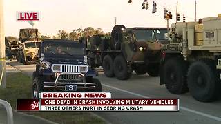 Sebring Police investigating fatal crash involving 3 military vehicles