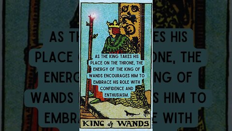 CORONATION TAROT! King of Wands! #shorts #coronation #tarot