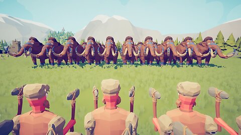 30 Chieftains Versus 30 Mammoths || Totally Accurate Battle Simulator