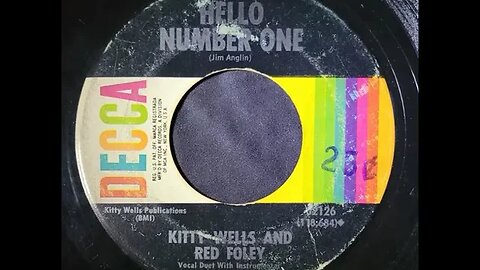 Kitty Wells and Red Foley – Hello Number One