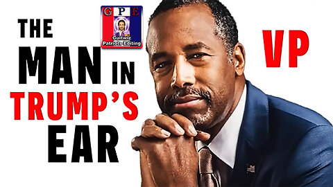 Ben Carson Great Trump RUNNING MATE - To Win 2024