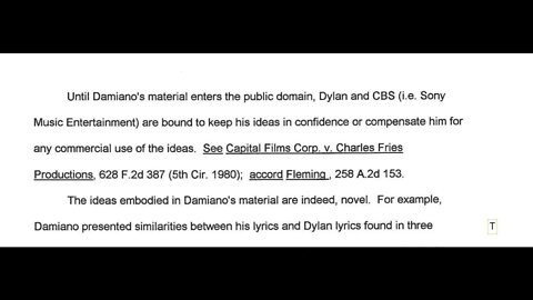 Bob Dylan's Stealing of James Damiano's Songs