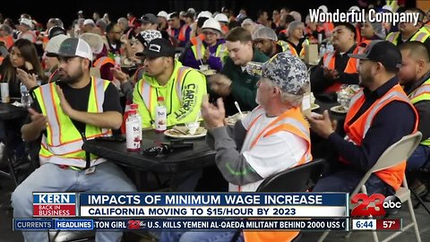 Kern Back In Business: Impact of minimum wage increase