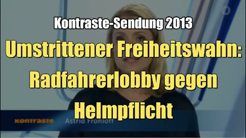 Umstrittener Freiheitswahn: Radfahrerlobby gegen Helmpflicht (Kontraste I 11.07.2013)