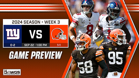 Browns vs Giants: Game Preview | Cleveland Browns Podcast 2024