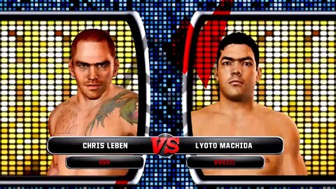 UFC Undisputed 3 Gameplay Lyoto Machida vs Chris Leben (Pride)