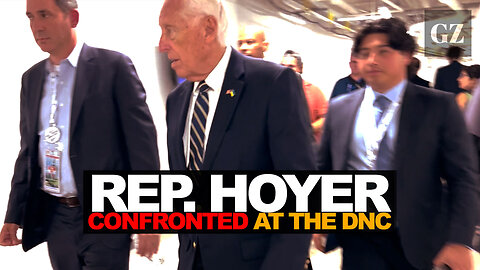 Rep. Hoyer Confronted At The Dnc