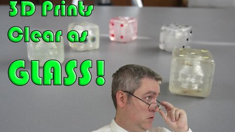 3D Prints as clear as glass with Colorfabb HT