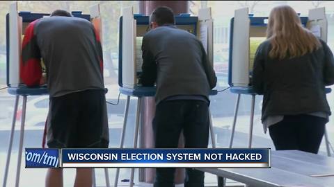 Homeland Security: Wisconsin state elections not targeted