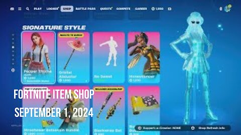 Fortnite Item Shop|September 1, 2024