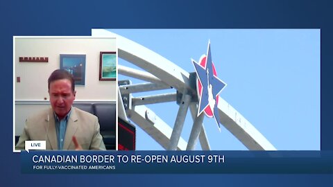 Rep. Brian Higgins reacts to Canada border announcement