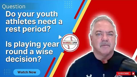 Do you youth athletes need a rest period ? Is playing year round a wise decision? #baseball