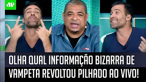 MUITO BOM! Vampeta REVELA INFORMAÇÃO SURPREENDENTE e "REVOLTA" Pilhado AO VIVO!