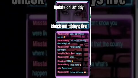 Letiddy Update & More ft. @AdonisPaul #shorts #lovenotesfortlc #update #live