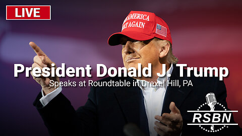 LIVE REPLAY: President Trump Speaks at Roundtable in Drexel Hill, PA - 10/29/24