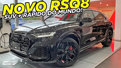 NOVO AUDI RSQ8 2023 É UM TESÃO EM PERFORMANCE COM MOTOR V8 DE 600 CV E 81 KGFM DE TORQUE!