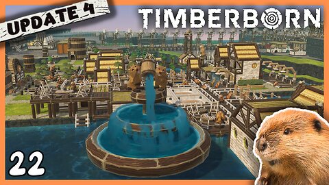 The City Is Finally Coming Together | Timberborn Update 4 | 22