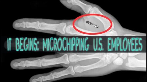 AND SO IT BEGINS, MICROCHIPPING EMPLOYEES