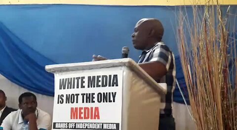 SOUTH AFRICA - Johannesburg - Support for Sekunjalo Independent Media (videos) (nmW)