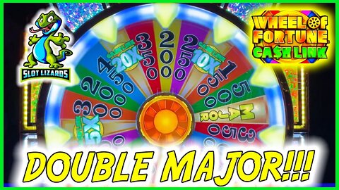 DOUBLE MAJOR!!! BATTLING VANNA WHITE FOR A BIG WIN! Wheel of Fortune Far East Slot!