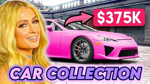 Paris Hilton | Car Tour | Pink Bentley Continental GT, Lexus LFA & More