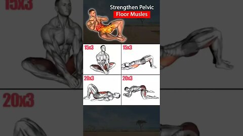 Strengthen Pelvic Floor Muscles #short #shorts #healthprotips #pelvicfloortraining