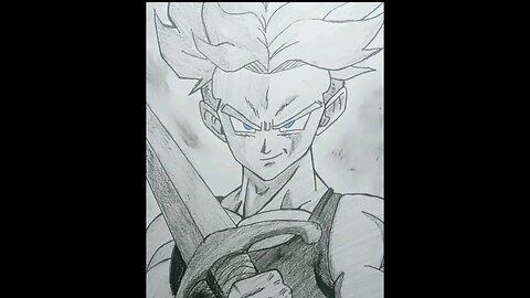 trunks #draw #animeart #art #skechbook #dbs #anime #drawing #manga #dbz #sketch #dbz #trunks #arte