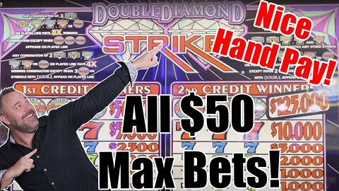 Double Diamond Strike - All $50 Max Bets - Foxwoods Resort & Casino!