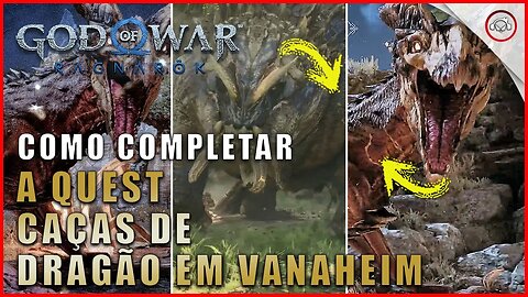 God of war Ragnarok, Como completar a quest Caças de Dragão Vanaheim, A Cratera | Super dica