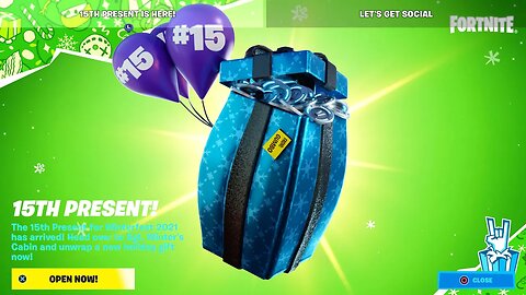 FORTNITE 15TH PRESENT!