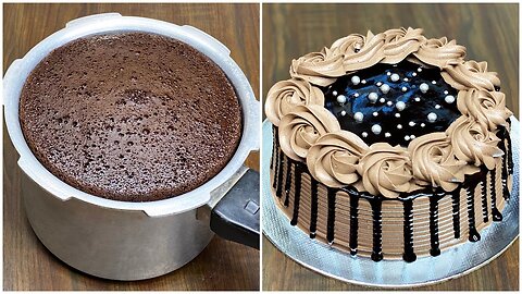 Chocolate Cake in Pressure Cooker | Chocolate Cake Without Oven | Birthday Cake Recipe