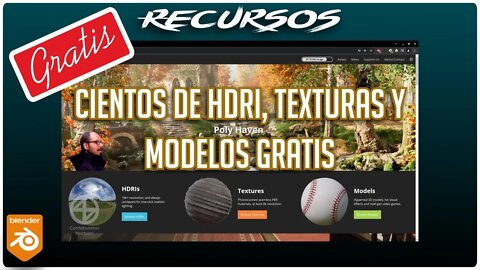 Blender_Recursos gratis de PolyHaven.