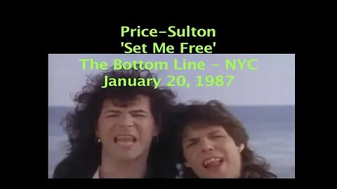 January 20, 1987 - 'Set Me Free' / Price Sulton