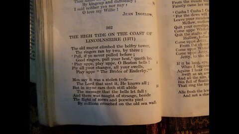 The High Tide On The Coast Of Lincolnshire (1571) - Jean Ingelow