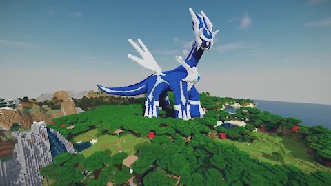 Minecraft Dialga Build - Pokemon