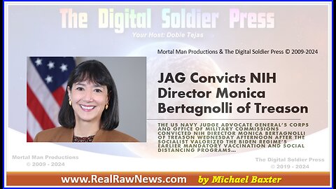 JAG Convicts NIH Director Monica Bertagnolli of Treason