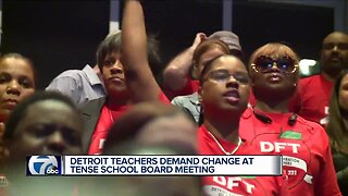 Detroit teachers demand pay raises, voice frustrations at meeting