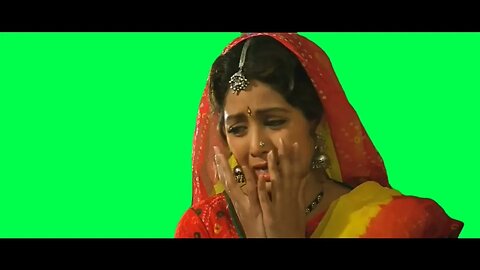 Bollywood Actress Sridevi Green Screen Effect