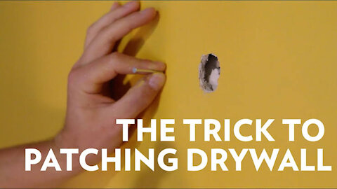 How to repair drywall holes in 5 minutes