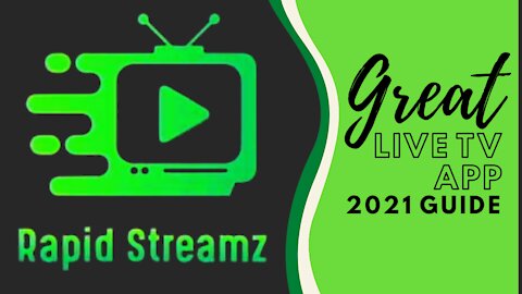 RAPID STREAMZ - GREAT FREE APP FOR LIVE STREAMING & MORE! (FOR ANY DEVICE) - 2023 GUIDE